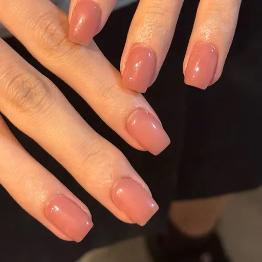 【HAND】💫練習モデル様🌟ワンカラーネイル🌟 パラジェル/フィルイン対応🤍