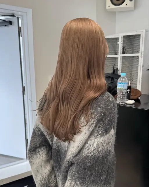 【人気ミントカラー】ダメージ減💫ブリーチ無しケアダブルカラー+コーティングtr