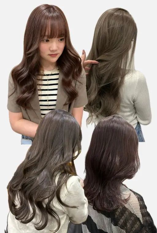 【学生応援割/平日限定】🎀✨垢抜け確実♡学割U24似合わせカット+赤みゼロ透明感カラー🎀✨