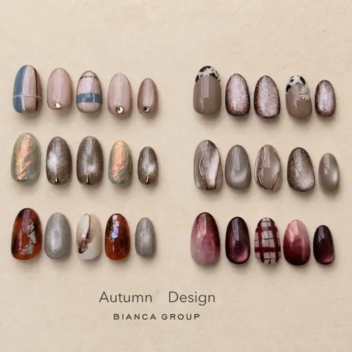 ‼️シルバーウィーク限定‼️ハンド💅秋🍁定額デザインコース⋆⭒˚。⋆パラジェル変更可✨《阿佐ヶ谷/高円寺/荻窪》