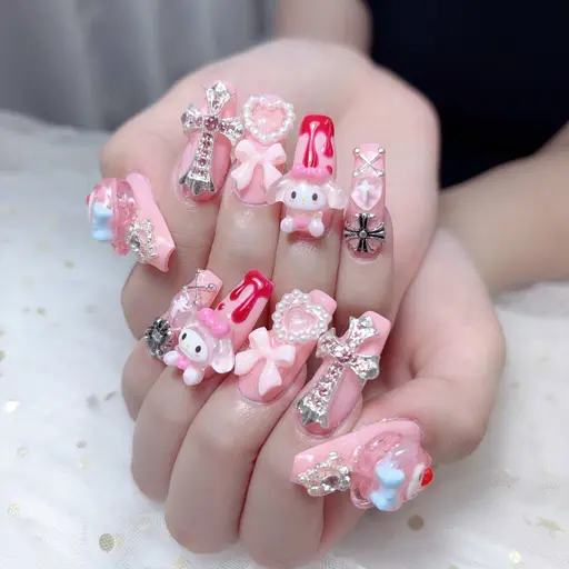 🉐🌸特別キャンペーン❤️チップスカルプデザインやり放題+パーツ付け放題