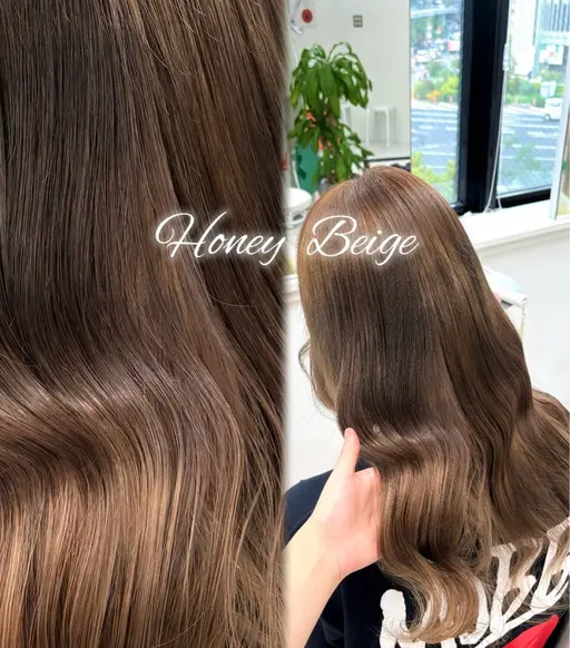 ️🩵【モデル様限定】️🩵透明感ワンカラー➕うる艶トリートメント🧴（シャンプー込み） 透け感/透明感
