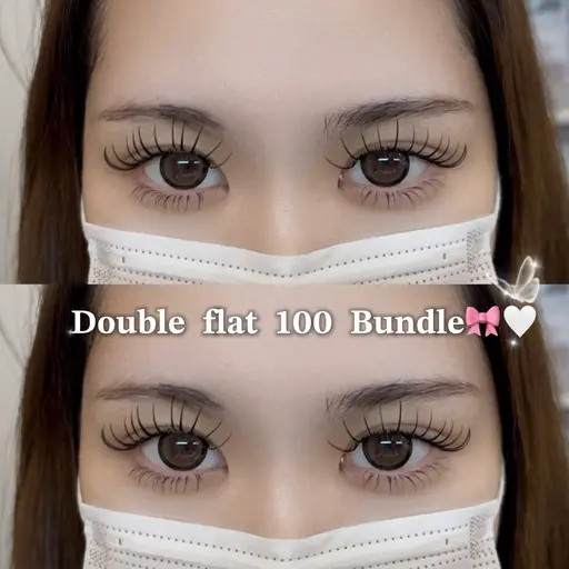 ダブルフラット100束 °ʚ🤍ɞ° ボリュームモチ重視の方オススメ🌷.*