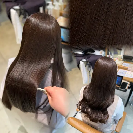 【🥣9月限定クーポン💖】似合わせカット➕艶感カラー➕インプライム2stepトリートメント💎