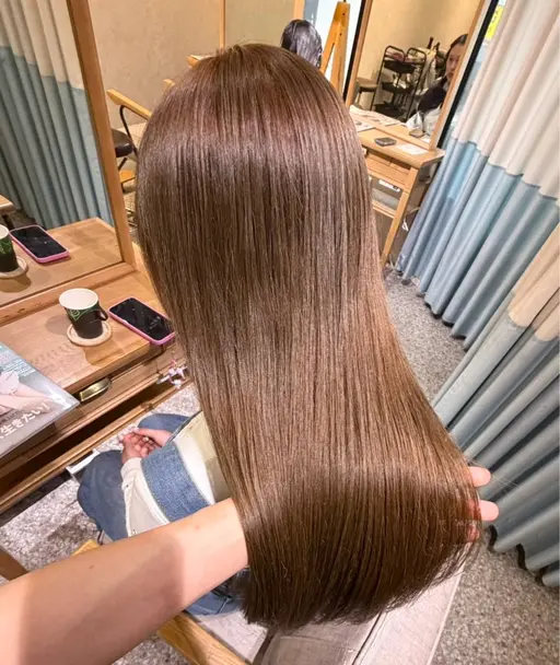 🌿髪に優しいオーガニックカラー🌿+トリートメント🤍