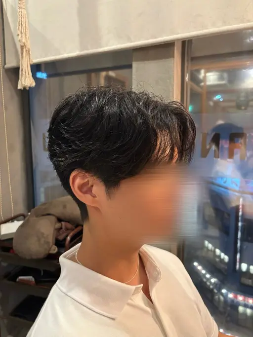 メンズカット+毛穴洗浄のマイクロバブル🫧