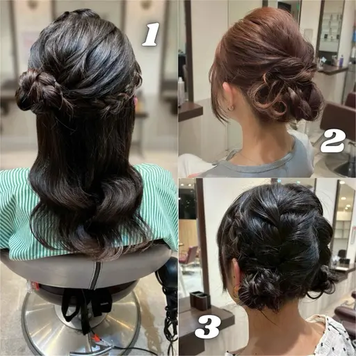 ヘアセット！この画像の中からどれかお選びください🌟