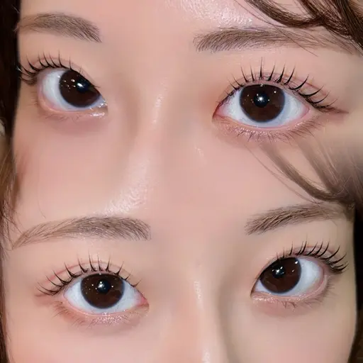 眉毛とまつ毛のセットメニュー⋆͛📢⋆パリジェンヌラッシュリフト(上のみ)&美眉スタイリング