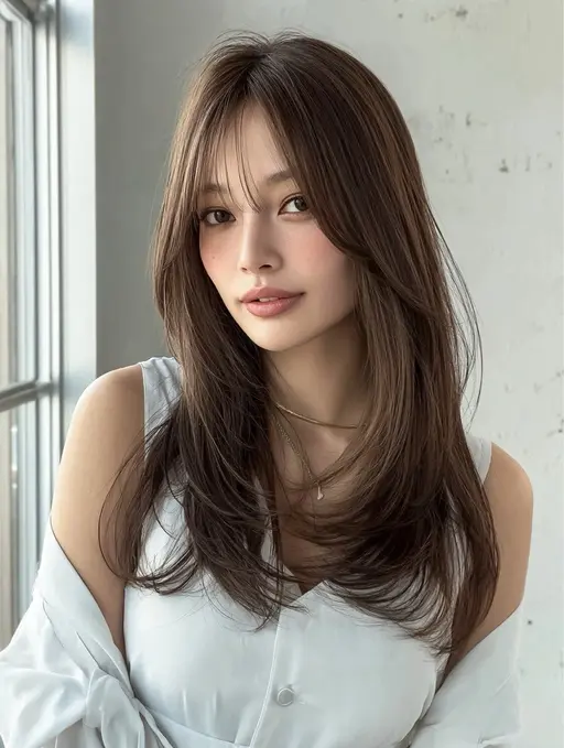 ロングレイヤーカット✨