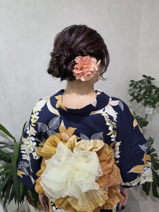 浴衣着付け&ヘアセット