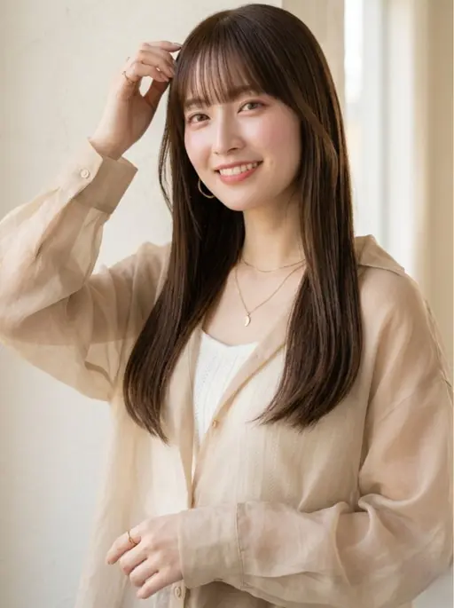 【８月２８日限定】カット(ロングスタイル)＋(Aujuaトリートメント追加の場合+¥1100) 巻き仕上げ✨