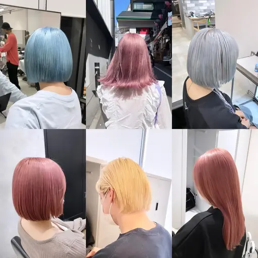 ✨迷ってる方はこれ✨ダブルカラーご相談クーポン(ブリーチ+カラー)ケアブリーチ/ホワイトカラー/ハイトーン【渋谷/原宿】