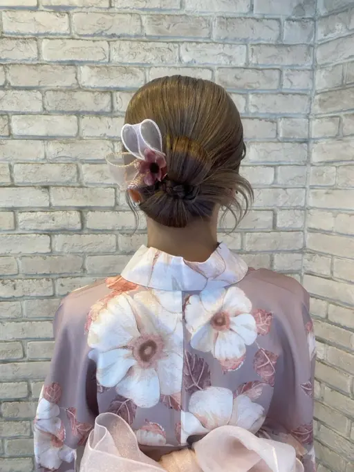 【夏にぴったり☀️】浴衣着付け+ヘアセット🌿