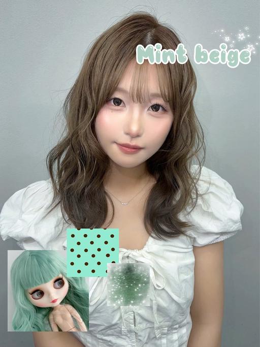 練習モデル様メニュー💘ワンカラー(スタイリング込み)