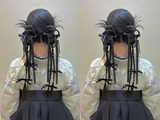 ヘアアレンジ🎀⟡.·
