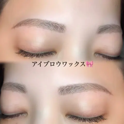 ハリウッドブロウリフト(眉毛パー マ+WAX+メイク)