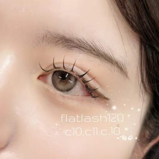 フラットラッシュ🎀💕マツエク100本🩰🪞
