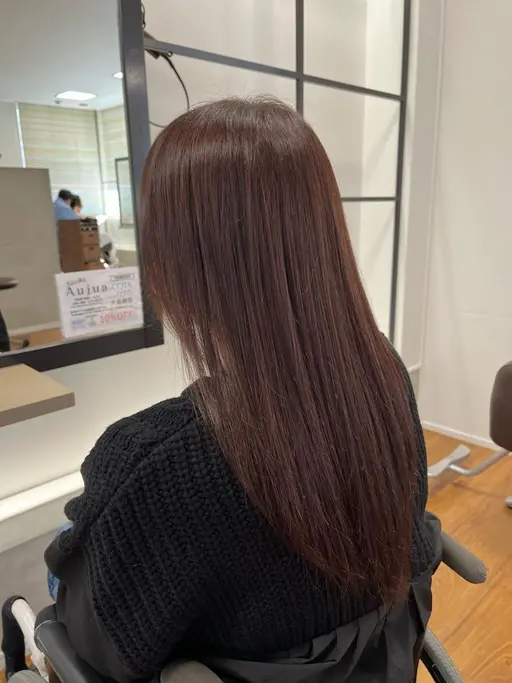 【朝が、変わります。】カット+髪質改善ストレート31900円→24000円