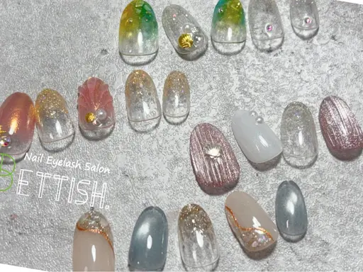 7月キャンペーンネイル🫧7800円→5800円