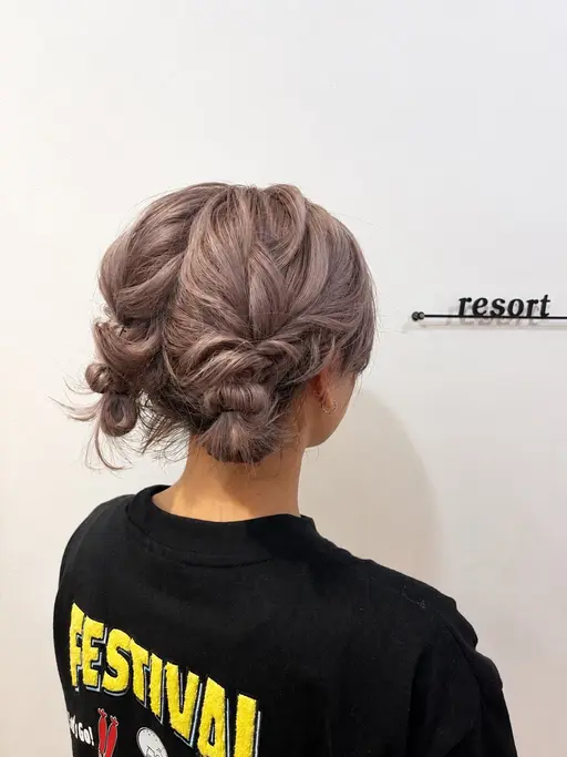 お出かけにもおすすめ✨️ゆるふわヘアセット🎀
