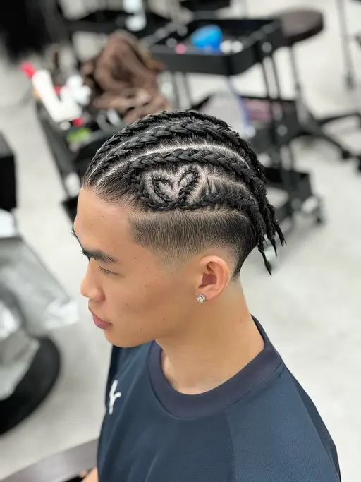 【ヘアセット】地毛コーンロウ デザインによって変動