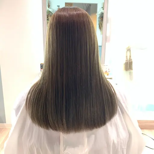 【人気No1★艶サラヘアー】カット+カラー+極上oggiottoベーシックヘアエステ ※リピーター限定クーポン