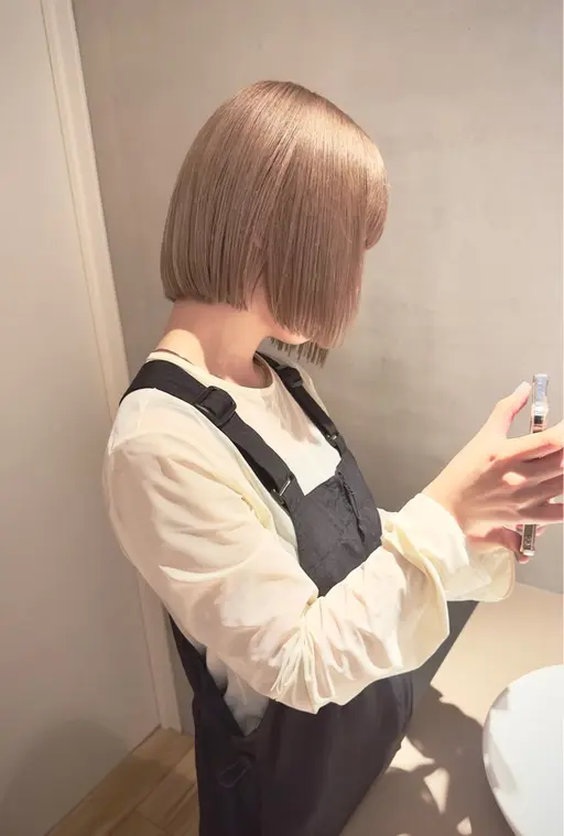 8月限定クーポン❣️ケアブリーチ+フルカラー+トリートメント✨/ダブルカラー/ブリーチ