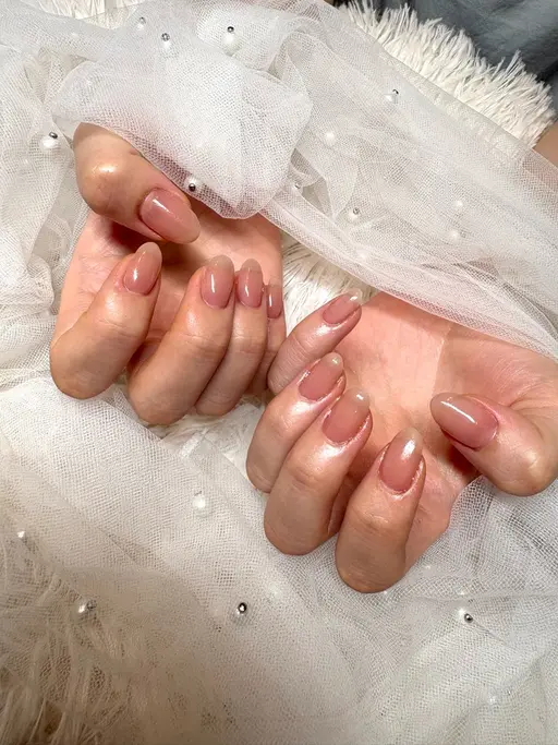 ハンドワンカラーorラメグラデーション💅ジェルオフ無料•ケア込み+1100円で削らないパラジェルに変更可能!