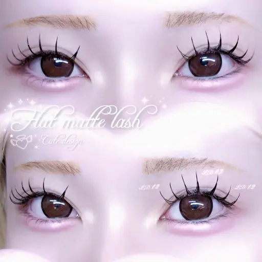 ✩🐬8月限定🐚✩𓉘 🪽˖ ࣪ 大人気♡束感eye🪽˖ ࣪  𓉝フラットマットラッシュL / LD 120本