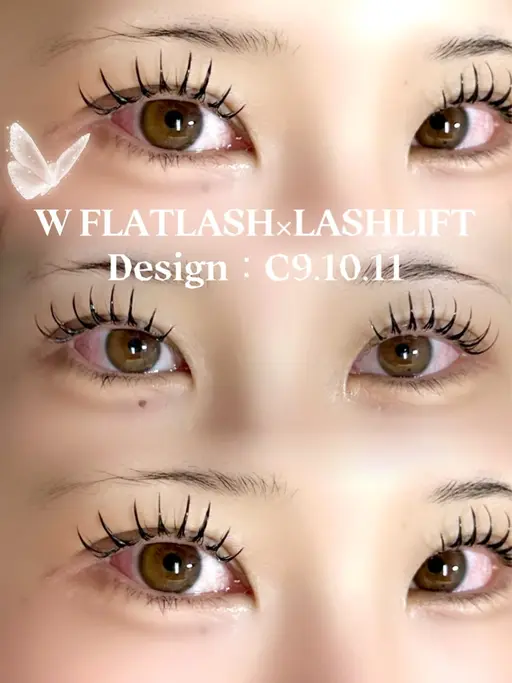 モデル🈹パリエク👁️ダブルフラット50​〜​60束✖️パーマ/初回オフ無料（＋15分）⚠️道玄坂店