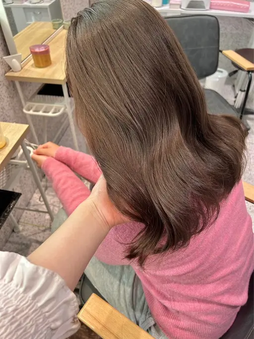 【U30】《ブリーチしたくない方必見❕》💛ブリーチなしダブルカラー+トリートメント💛