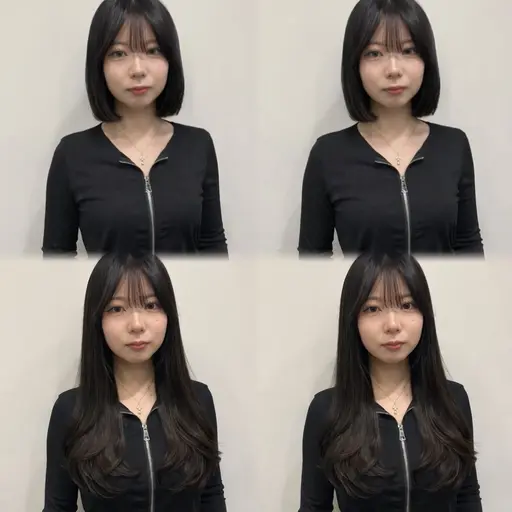 【✨️6月4日1名限定メニュー✨️】シールエクステ80本➕馴染ませカット✂️《韓国ヘア/ロング/バージン毛100%》