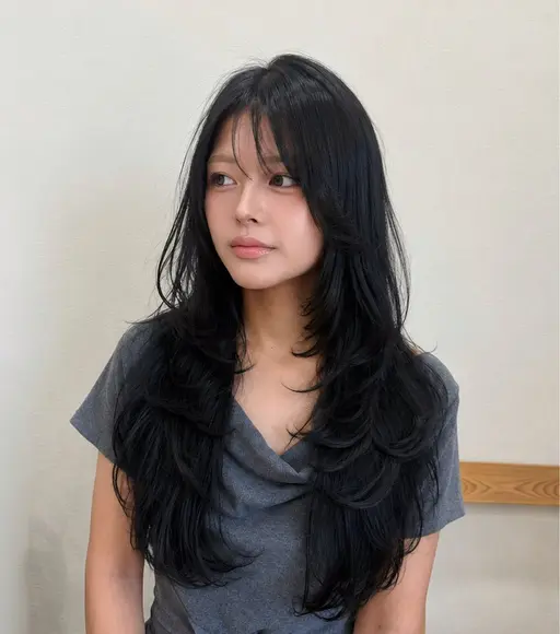 《寒色カラー × ガッツリレイヤー》|COOL × LAYER🫐 透明感のある、洗練された海外hair