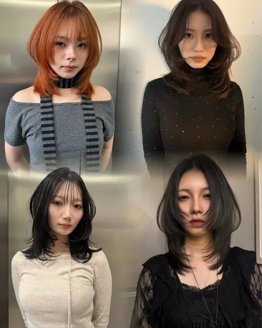 レイヤーからボブまで似合わせカット+カラー+MILBONトリートメント付き ¥10000