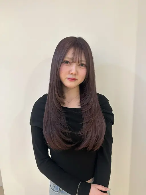 【新規限定】透明感ワンカラー＋レイヤーカット＋前髪カット＋トリートメント