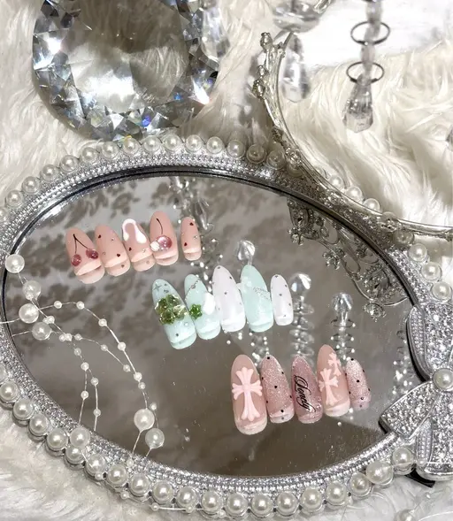 🩵定額ジェル(オフ込み)✨️色変え、パーツ減らし◎