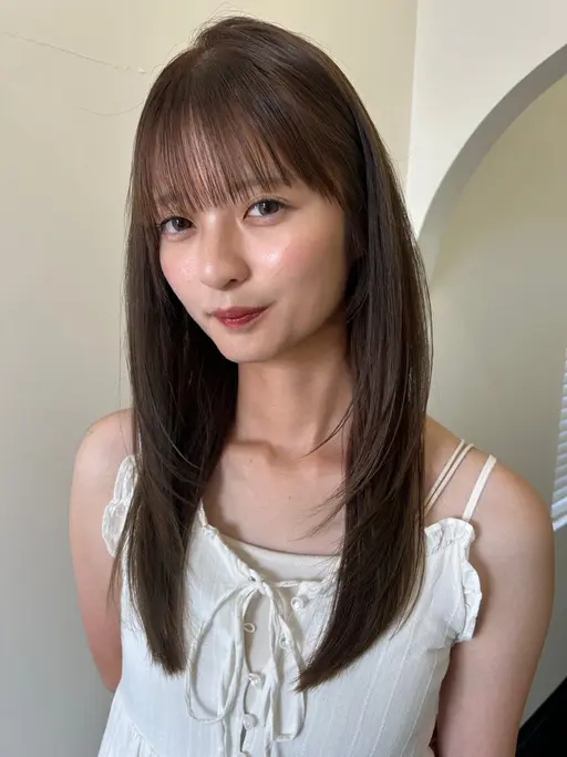 ご新規様限定¦韓国風レイヤーカット+ブリーチなし透明感カラー+トリートメント🍐✨️¦¥2970引き¦¥11000~
