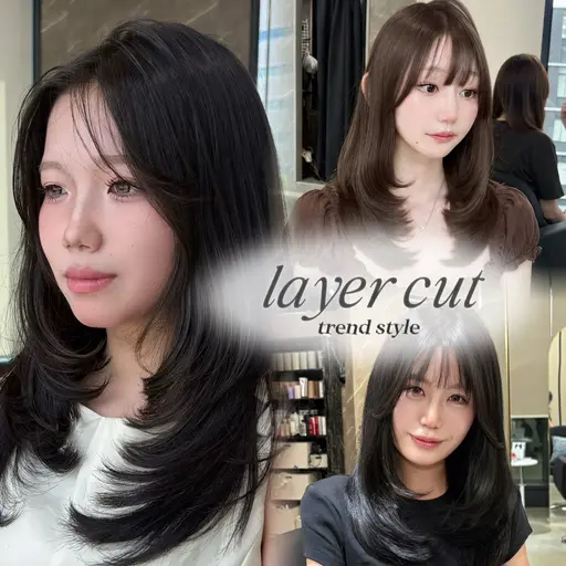 ⚠️本日限定価格【韓国風】似合わせレイヤーカット🫧🤍