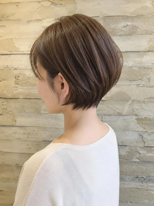 【白髪染めも上品に】大人ショート＋優しい白髪染め＋3Stepトリートメント