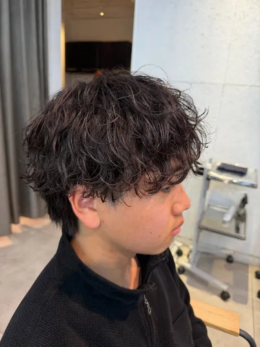 【5月限定】✂️カット✂️+パーマ🌀🌀【メンズ限定】【ミニモ学割】
