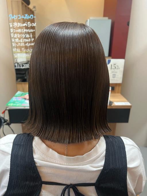 premium透明感シルキーカラー【髪質改善水素ケア】+カット