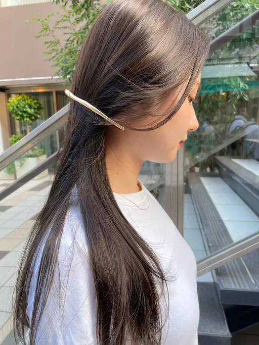 【春限定🌷】カット+ストレート+カラー+サラツヤトリートメント🧴🤍
