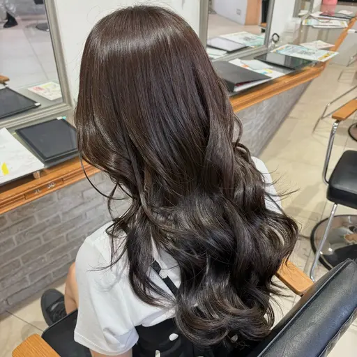 【7.8月限定💖】ワンカラー🧡＋うる艶髪質改善プラチナトリートメント🫧