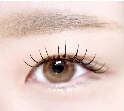 ミニモ限定🎀　学LEDまつ毛エクステ👀✨　フラットラッシュ100本　オフなし