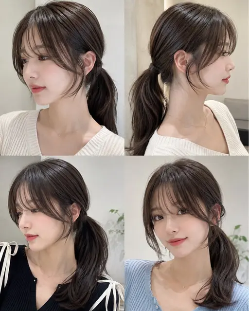 【韓国風🇰🇷🩶】結んでも可愛い♡顔周りカット