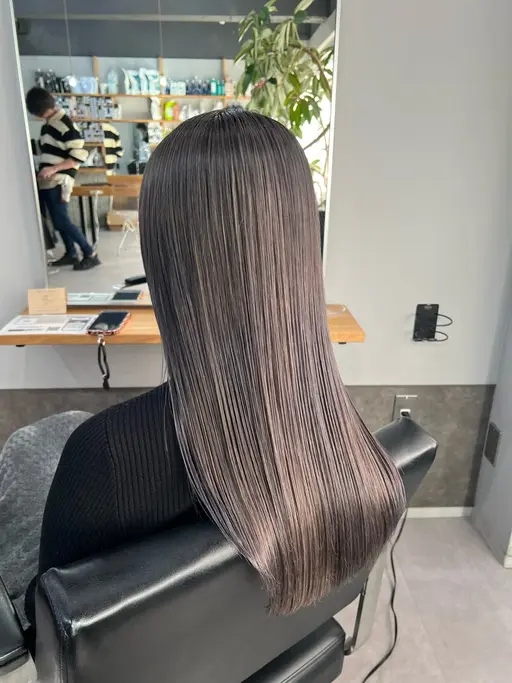 ✨透明感カラー+カット+Aujua✨垢抜け透明感