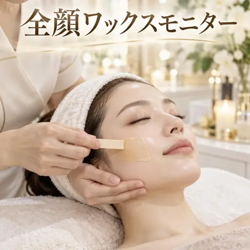 全顔waxモニター🌟透明感up！メイクノリが良くなる人気メニュー🌟