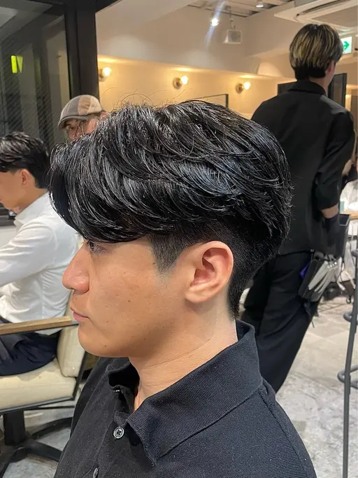 メンズカット+ニュアンス、フェザーパーマ+TR 【大阪/梅田/茶屋町/中崎町】