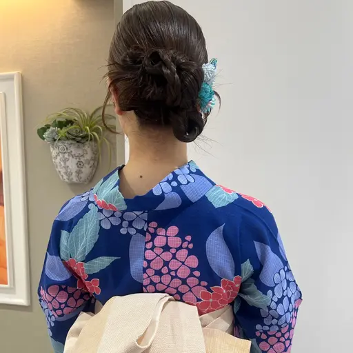 🎇花火大会🎇着付け➕ヘアアレンジ