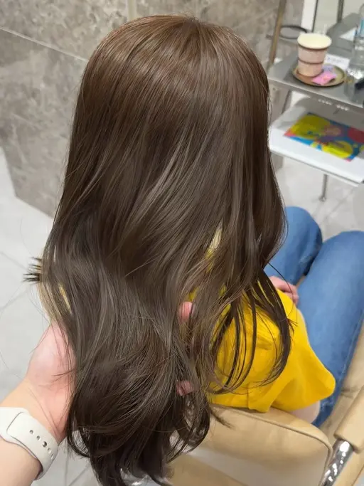 【明るい透明感を出したい方に✨️】ブリーチを使わないダブルカラー🧸🤎ྀི